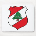 Lebanon Coat of Arms Mousepad