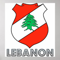 Lebanon Coat of Arms Print