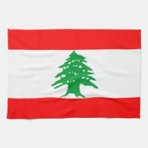 lebanon country flag towel