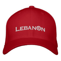 Lebanon Embroidered Hat