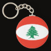 Lebanon Flag Keychain