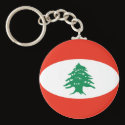 Lebanon Flag Keychain