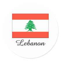Lebanon Flag Design stickers