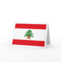 Lebanon Flag Greeting Card