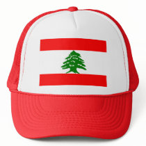 Lebanon Flag Mesh Hat