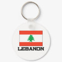 Lebanon Flag keychains by tshirtshirts Lebanon Flag keychains