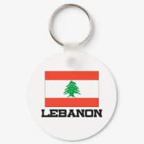 Lebanon Flag keychains by tshirtshirts Lebanon Flag keychains