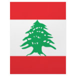 Lebanon flag letterhead template