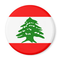 Lebanon Flag Refrigerator Magnet