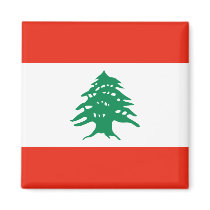 Lebanon Flag Magnet by FlagAndMap Lebanon Flag Magnet