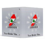 Lebanon Flag Map 2.0 binders