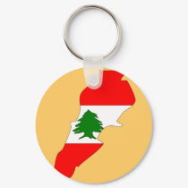 Lebanon flag map keychains by FlagStore Lebanon flag map keychains