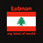 Lebanon Flag Map Text Ladies Baby Doll
