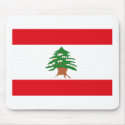 Lebanon Flag Mousepad