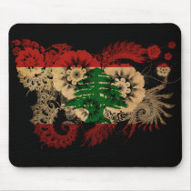 Lebanon Flag Mousepads