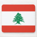 Lebanon Flag Mousepad
