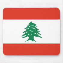 Lebanon Flag Mousepad