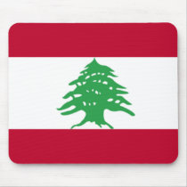 Lebanon Flag Mousepad