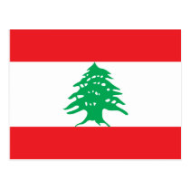 Lebanon Flag Postcard postcards