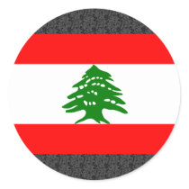 Lebanon Flag Sticker