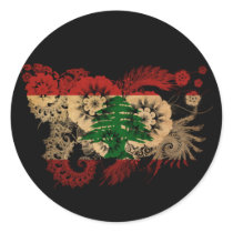 Lebanon Flag Stickers