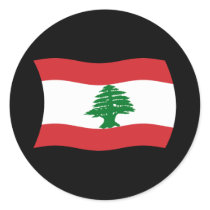Lebanon Flag Sticker