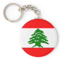 Lebanon High quality Flag Keychain
