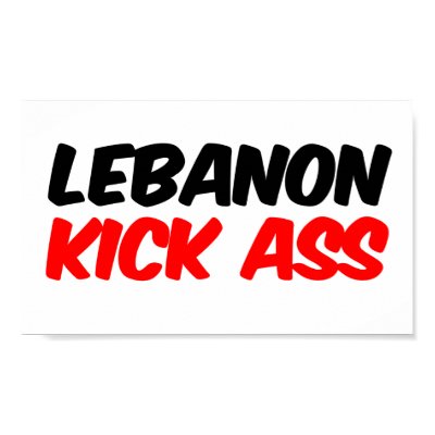 Lebanon Kick Ass Print by repofcountries