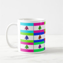 Lebanon Multihue Flags Mug