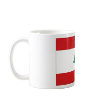 Lebanon National Flag Coffee Mugs