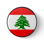 Lebanon quality Flag Circle buttons