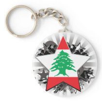 Lebanon Star Keychains