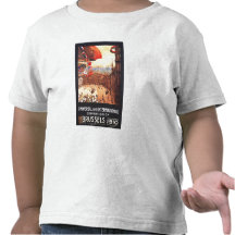 Lebaudy Airship with World Flags at Expo T Shirts