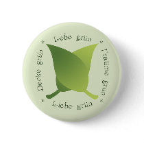 Lebe grün, liebe grün, träume grün, denke grün buttons