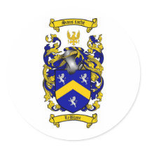 LEBLANC FAMILY CREST - LEBLANC COAT OF ARMS stickers by heraldics LEBLANC FAMILY CREST - LEBLANC COAT OF ARMS stickers