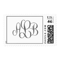 Lebowitz Monogram Gray stamps