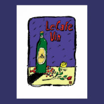 LeCafe Vin-Print posters