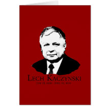 Lech Kaczynski 1949-2010 Greeting Cards