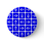 LED Arrow Square Blue Button