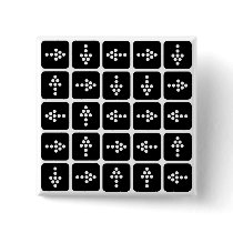 LED Arrow Square buttons