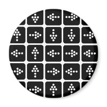 LED Arrow Square magnets