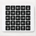 LED Arrow Square mousepads
