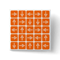 LED Arrow Square Orange buttons