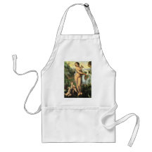 Leda and Swan by Leonardo da Vinci, Renaissance Apron