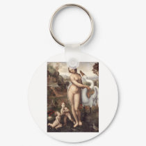Leda and the Swan keychains by theartshop Leda and the Swan keychains