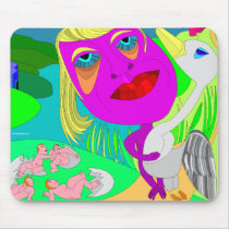 LEDA AND THE SWAN mousepads by infiniteeight LEDA AND THE SWAN mousepads