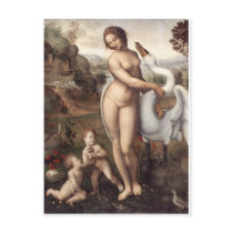 Leda and the Swan. postcards by LeonardoDaVinci Leda and the Swan. postcards
