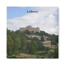 Lédenon - fridge magnet