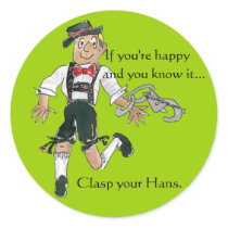 Lederhosen Oktoberfest Envelope Seals Stickers by zooogle Lederhosen Oktoberfest Envelope Seals Stickers