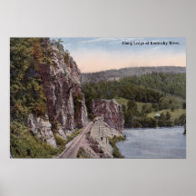 Ledge along the Kentucky River Posters